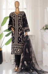 Bin Saeed Luxury Embroidered Chiffon 3 Piece Collection 2025 D-03