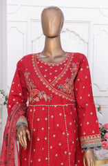 Bin Saeed Eid Edit Luxury Frock 3PC Collection D-04