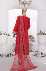 Bin Saeed Eid Edit Luxury Frock 3PC Collection D-04