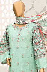 Bin Saeed Khaddar Winter Embroidered Collection 2024 D-04