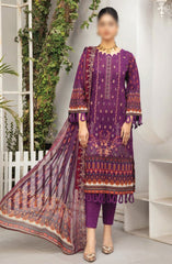 Dastaan Embroidered Print Lawn Collection 2024 By Humdum Design 04