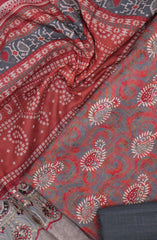 Falak Printed and Embroidered Khaddar Collection D-04