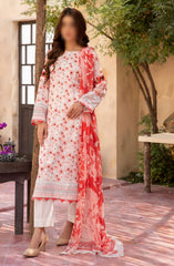 Mahees Printed Chikiankari Lawn Collection 2024 Design 05