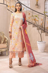 Mahees Isha Printed Chikankari Lawn Collection By Riaz Arts D-05