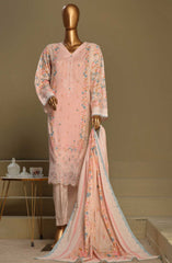 Bin Saeed Lawn Chikankari 3 PC Collection Vol 01 D-05