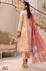 Mahees Isha Printed Chikankari Lawn Collection By Riaz Arts D-05