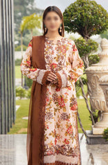 DIVA Embroidered Karandi Collection BY HUMDUM D-06