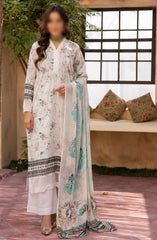 Mahees Printed Chikiankari Lawn Collection 2024 Design 06