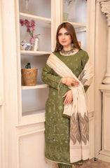 Jhoomar by Riaz Arts Premium Embroidered Lawn Collection 2025 D-206