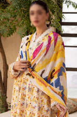 Mahees Printed Chikiankari Lawn Collection 2024 Design 07