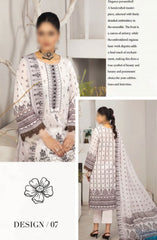 Dastaan Embroidered Print Lawn Collection 2024 By Humdum Design 07