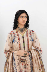 Mashaal Stripe Exclusive Digital Printed Embroidered Lawn Collection D-07