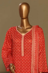 Bin Saeed Lawn Chikankari 3 PC Collection Vol 01 D-07