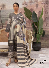 Uraan By Zara Meer Printed Doriya Staple Collection Vol 10 Design 07