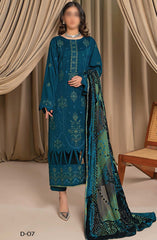 Queen Slub Dhanak Wool Collection With Palachi Shawl D-07