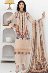 Mashaal Stripe Exclusive Digital Printed Embroidered Lawn Collection D-07