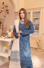 Jhoomar by Riaz Arts Premium Embroidered Lawn Collection 2025 D-207