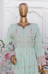 Bin Saeed Eid Edit Luxury Frock 3PC Collection D-08