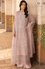 Lavish Premium Dilkash Luxury Chiffon Collection D-08 Chilaen Pink