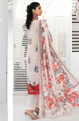 Mashaal Stripe Exclusive Digital Printed Embroidered Lawn Collection D-08