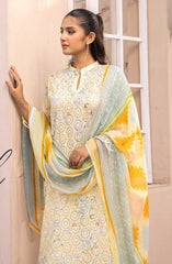 Mahees Isha Printed Chikankari Lawn Collection By Riaz Arts D-08