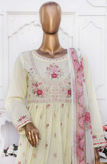 Bin Saeed Eid Edit Luxury Frock 3PC Collection D-09