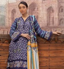 Uraan By Zara Meer Printed Doriya Staple Collection Vol 10 Design 09