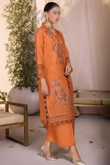 Jahan E Sukhan Peach Embroidered Collection 2023 Design 09