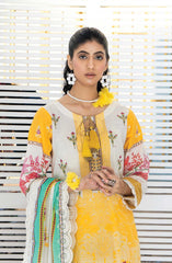 Mashaal Stripe Exclusive Digital Printed Embroidered Lawn Collection D-09