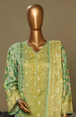 Bin Saeed Lawn Chikankari 3 PC Collection Vol 01 D-09