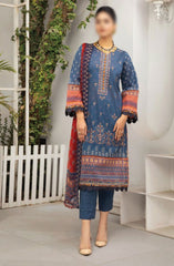 Dastaan Embroidered Print Lawn Collection 2024 By Humdum Design 09