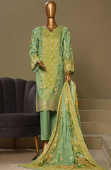 Bin Saeed Lawn Chikankari 3 PC Collection Vol 01 D-09