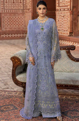 Lavish Premium Dilkash Luxury Chiffon Collection D-10 Blue Haze