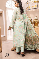 Mahees Isha Printed Chikankari Lawn Collection By Riaz Arts D-10