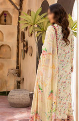 Mahees Printed Chikiankari Lawn Collection 2024 Design 10