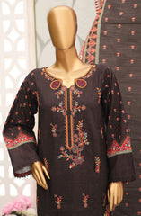 Bin Saeed Khaddar Winter Embroidered Collection 2024 D-10