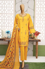 Bin Saeed Khaddar Winter Embroidered Collection 2024 D-11