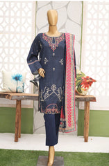 Bin Saeed Khaddar Winter Embroidered Collection 2024 D-12