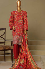 Bin Saeed Lawn Chikankari 3 PC Collection Vol 01 D-12