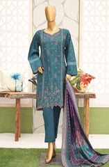 Bin Saeed Khaddar Winter Embroidered Collection 2024 D-13