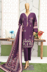 Bin Saeed Khaddar Winter Embroidered Collection 2024 D-14