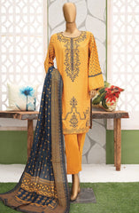 Bin Saeed Khaddar Winter Embroidered Collection 2024 D-20