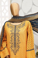 Bin Saeed Khaddar Winter Embroidered Collection 2024 D-20