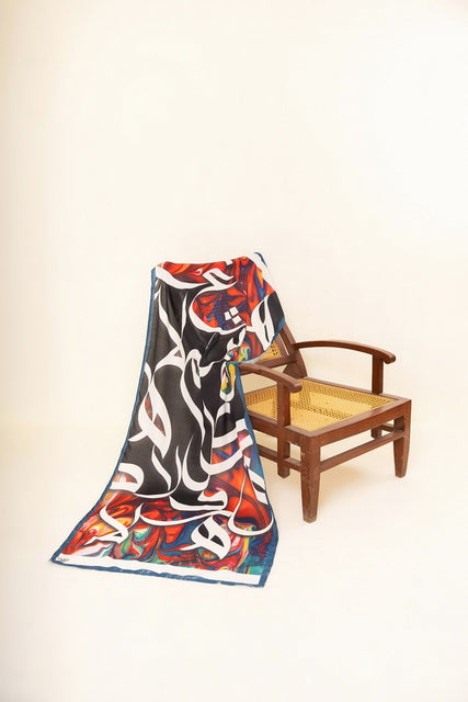Kahani Suno Exclusive Printed Stoles Collection by Amna Khadija Design 31