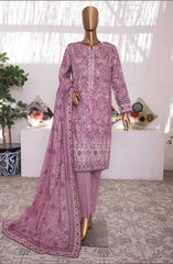 HZ Elegant Unstitch Embroidered Collection 2025 D-819