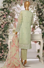 Eshal Fatima Lamhay 3 Pcs Organza RTW Collection By Emaan Adeel D-109