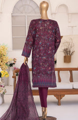 Elite by HZ Textile Unstitched Lawn Summer Collection 2025 Vol-02 D-214