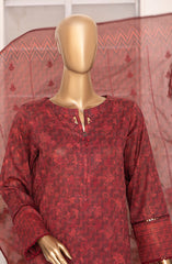 Elite by HZ Textile Unstitched Lawn Summer Collection 2025 Vol-02 D-215