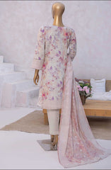 HZ Elite Unstitch Lawn Chikankari Collection D-237