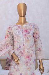 HZ Elite Unstitch Lawn Chikankari Collection D-237